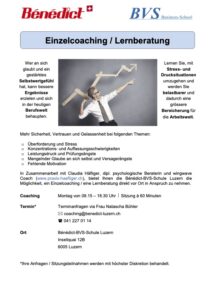 Einzelcoaching / Lernberatung